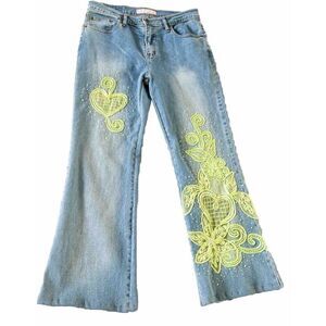 Sassy Thai Embellished Jeans Size 10‎ See Measurements